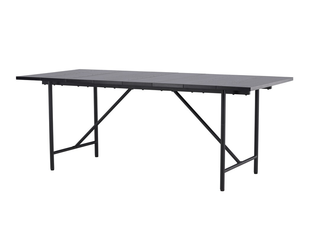 Conjunto de mesas y sillas para comedor Dallas 3963 (Blanco + Negro)