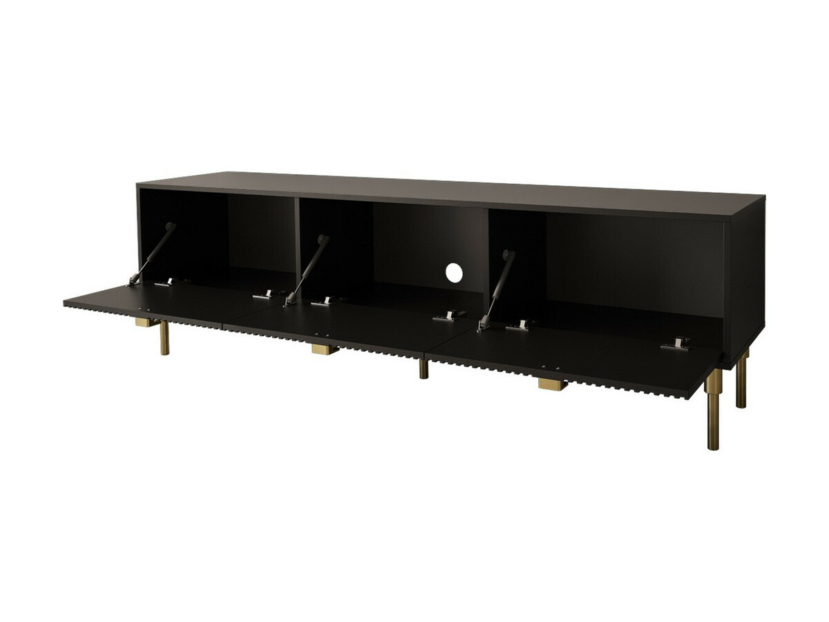 Mueble TV Merced 118 (Negro + Dorado)