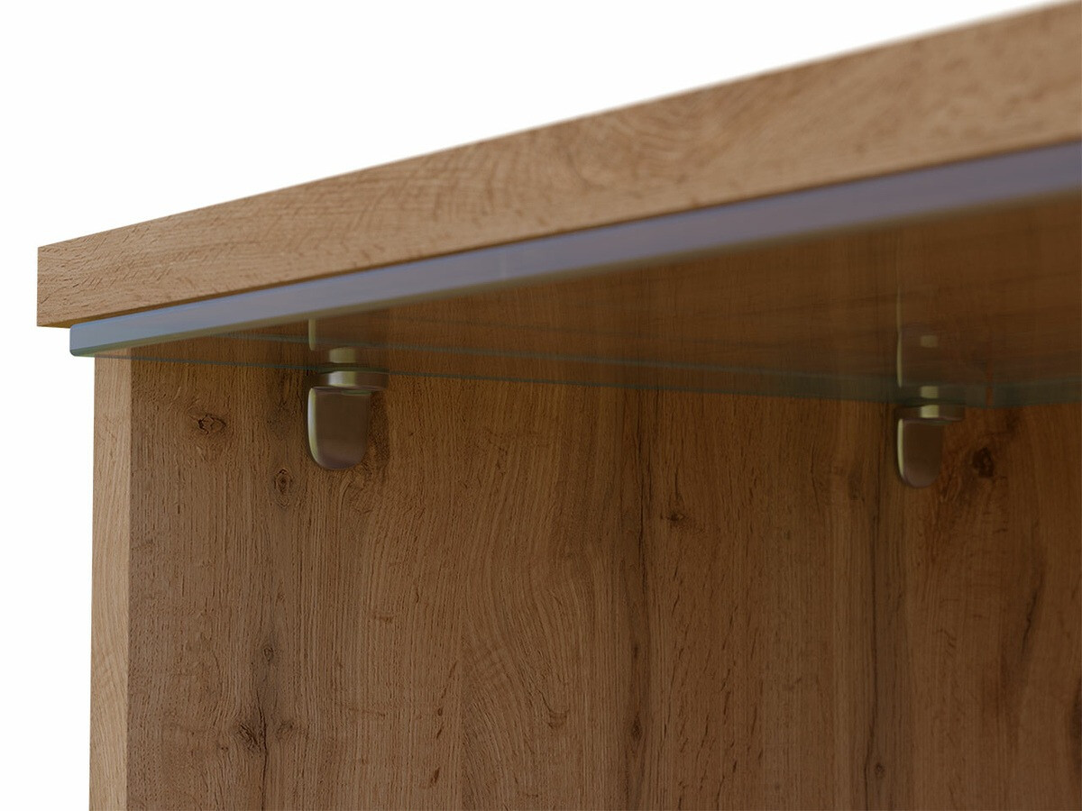 Mueble TV Scientia (Blanco + Blanco brillante)