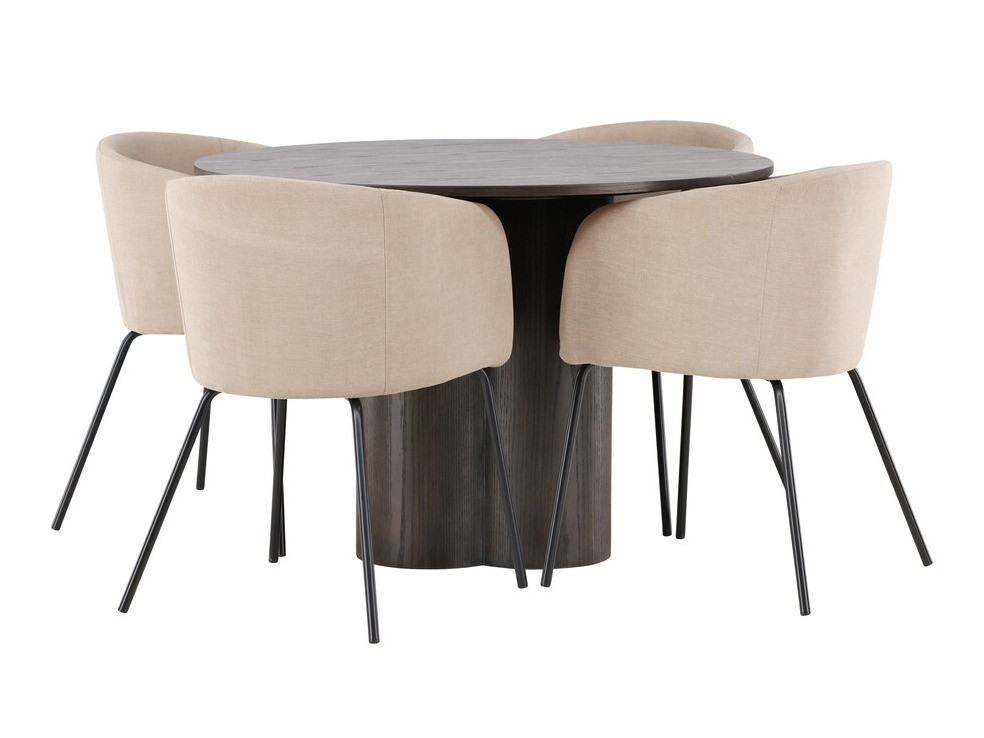 Conjunto de comedor Dallas 3978 (Marrón)