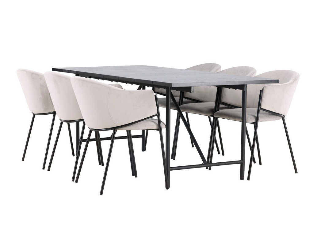 Conjunto de mesas y sillas para comedor Dallas 3969