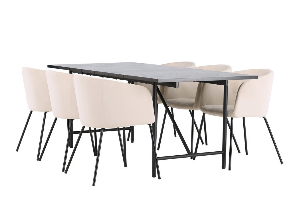 Conjunto de mesas y sillas para comedor Dallas 3970
