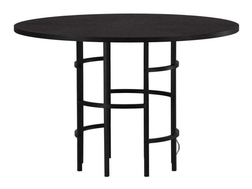Conjunto de mesas y sillas para comedor Dallas 3974 (Negro)