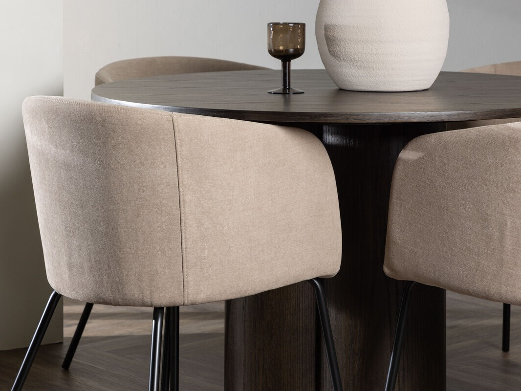 Conjunto de mesas y sillas para comedor Dallas 3978 (Marrón)