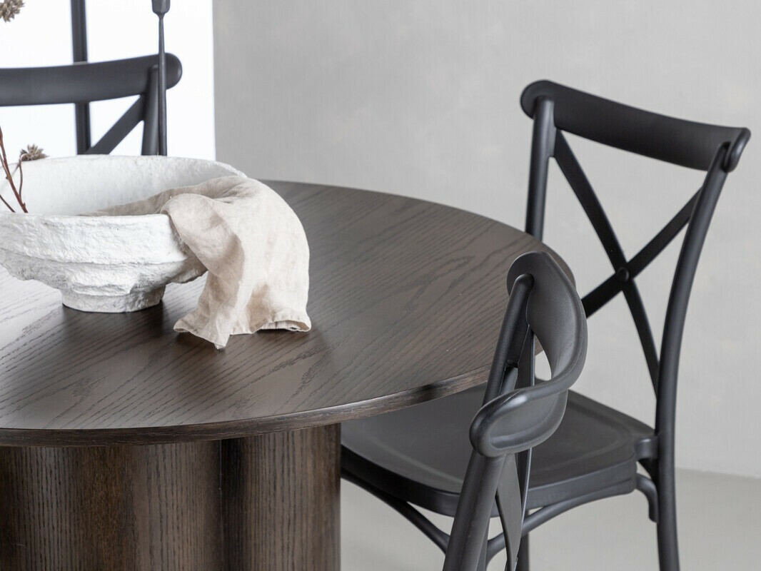 Conjunto de mesas y sillas para comedor Dallas 3982 (Marrón)