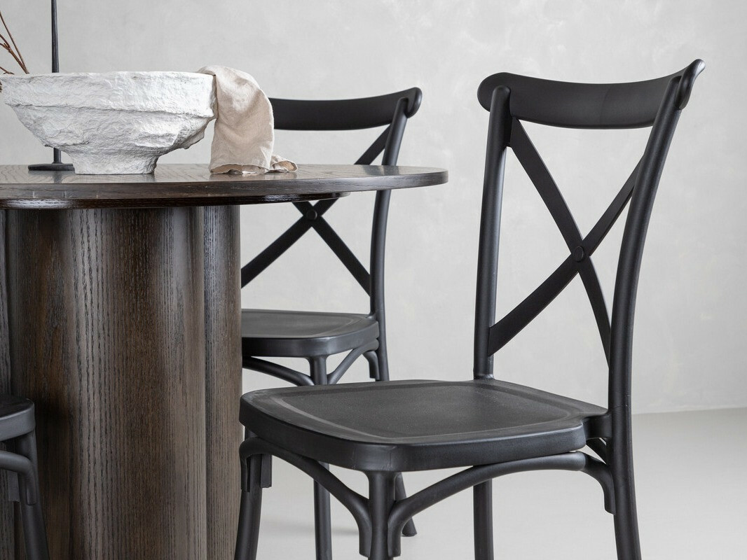 Conjunto de mesas y sillas para comedor Dallas 3982 (Marrón)