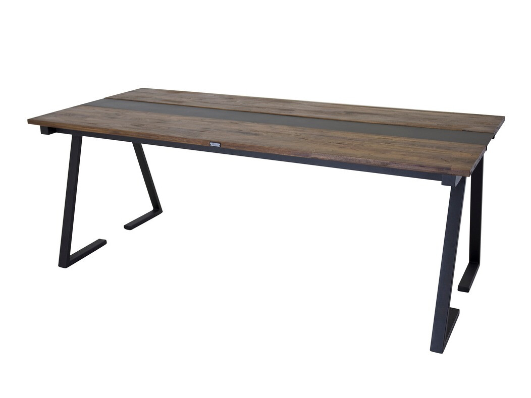 Conjunto de mesas y sillas para comedor Dallas 1944 (Negro)