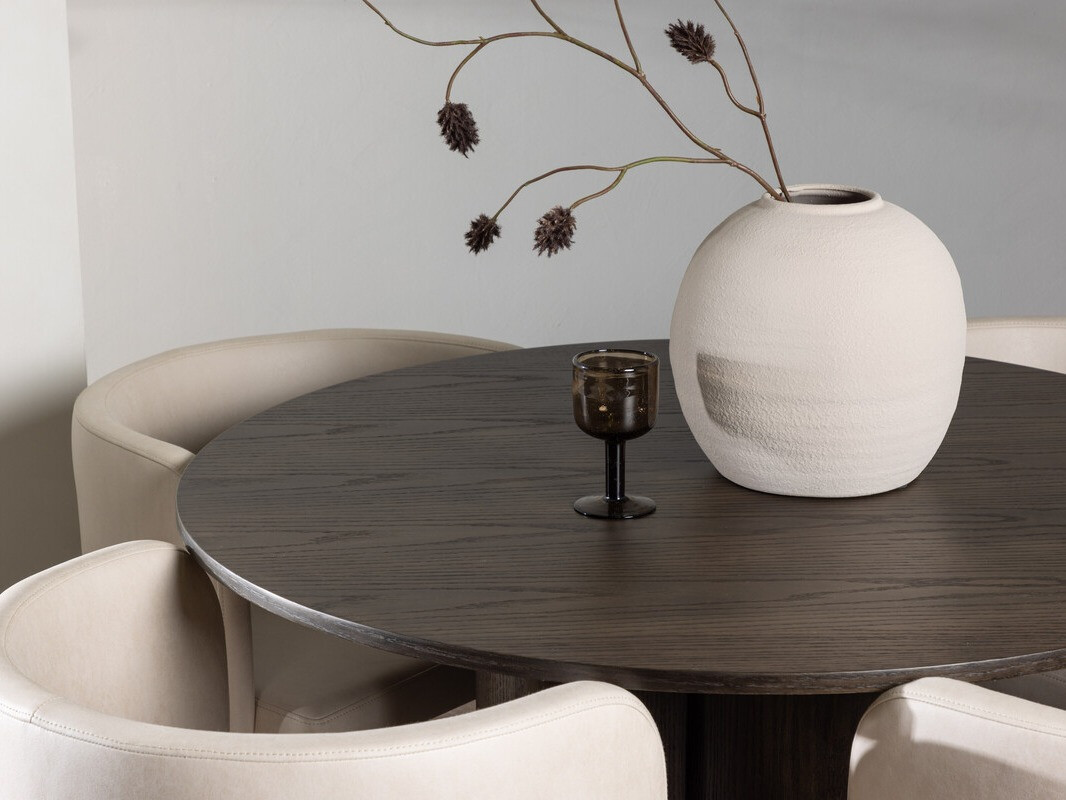 Conjunto de mesas y sillas para comedor Dallas 3986 (Marrón)