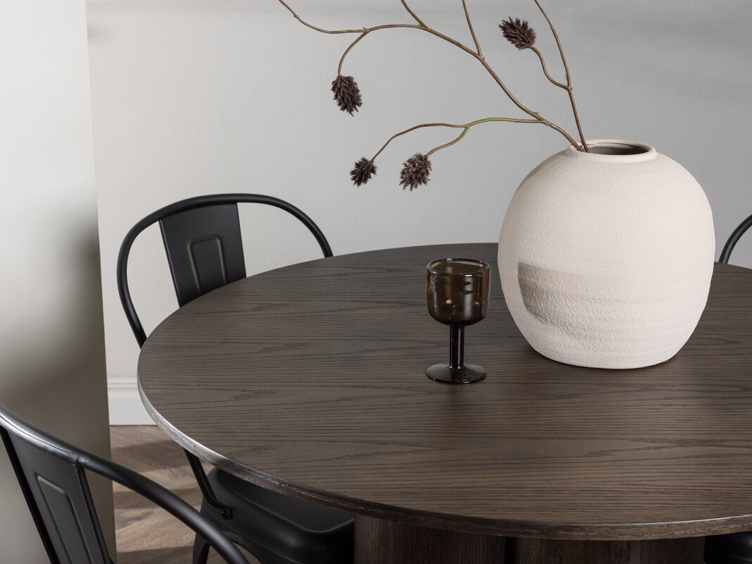 Conjunto de mesas y sillas para comedor Dallas 3988 (Marrón)