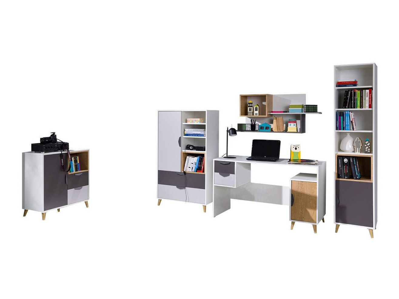 Conjunto de dormitorio infantil Domvera 118