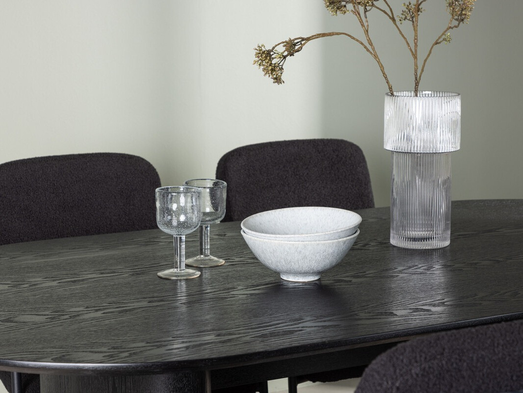 Conjunto de mesas y sillas para comedor Dallas 3996 (Negro)