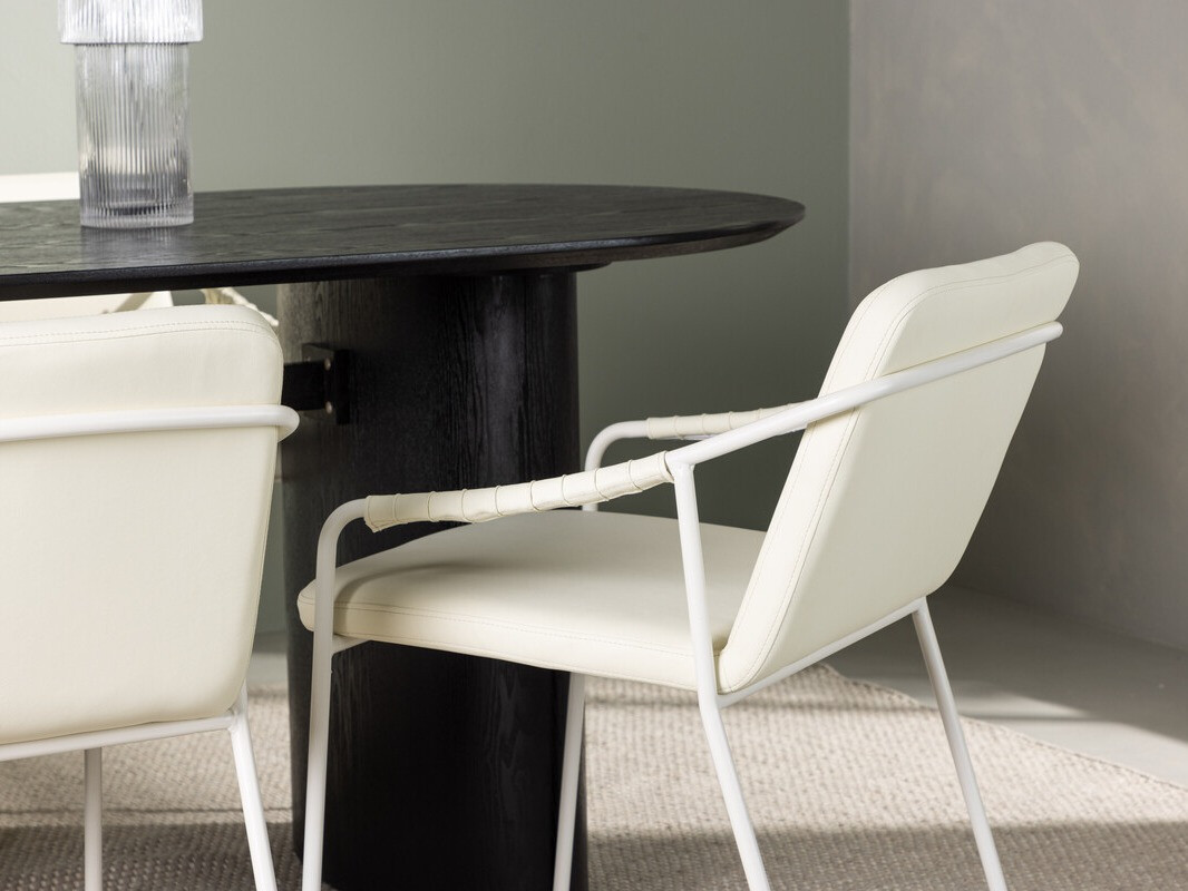 Conjunto de mesas y sillas para comedor Dallas 3999 (Negro)