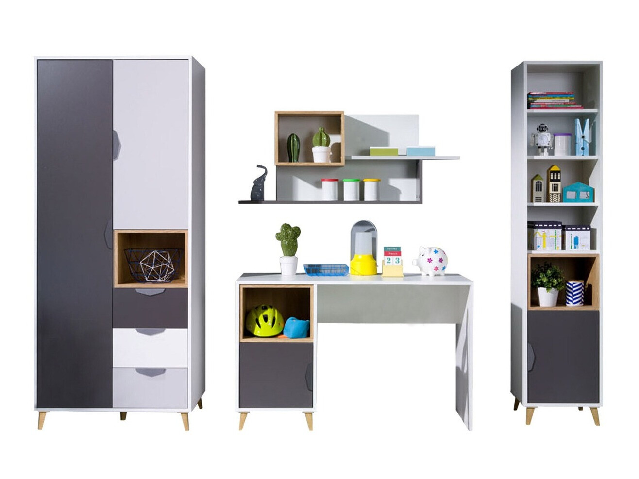 Conjunto de dormitorio infantil Domvera 119