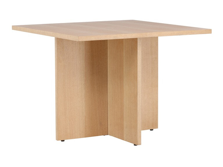 Conjunto de mesas y sillas para comedor Dallas 4001 (Blanco + Luminoso madera)