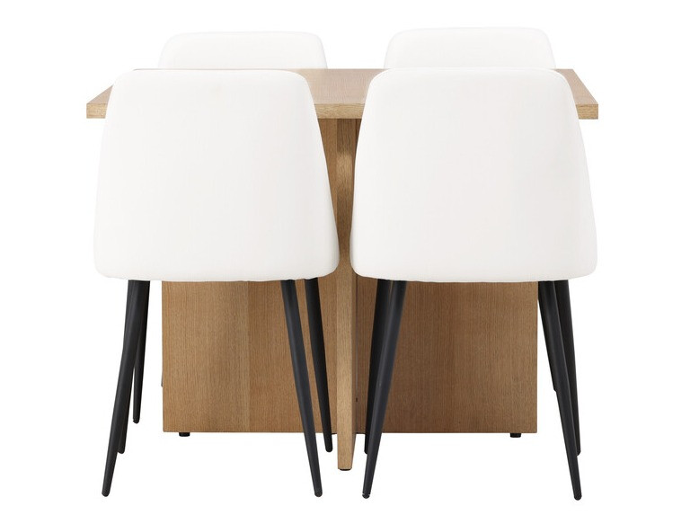 Conjunto de mesas y sillas para comedor Dallas 4005 (Blanco)