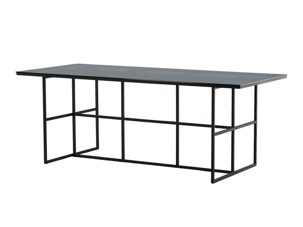 Conjunto de mesas y sillas para comedor Dallas 3042 (Gris oscuro + Negro)