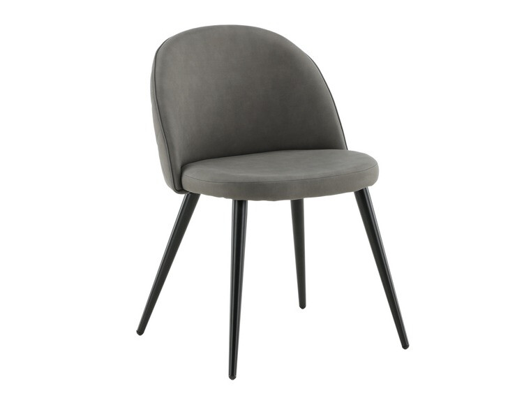 Conjunto de mesas y sillas para comedor Dallas 3042 (Gris oscuro + Negro)