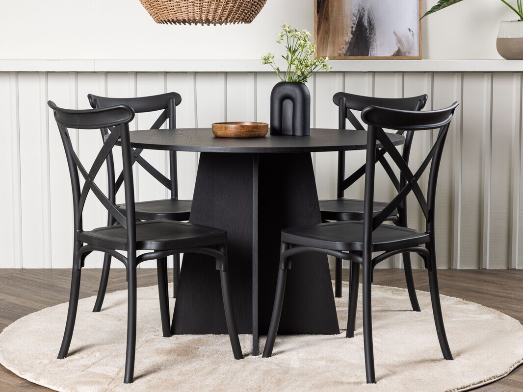 Conjunto de mesas y sillas para comedor Dallas 4012