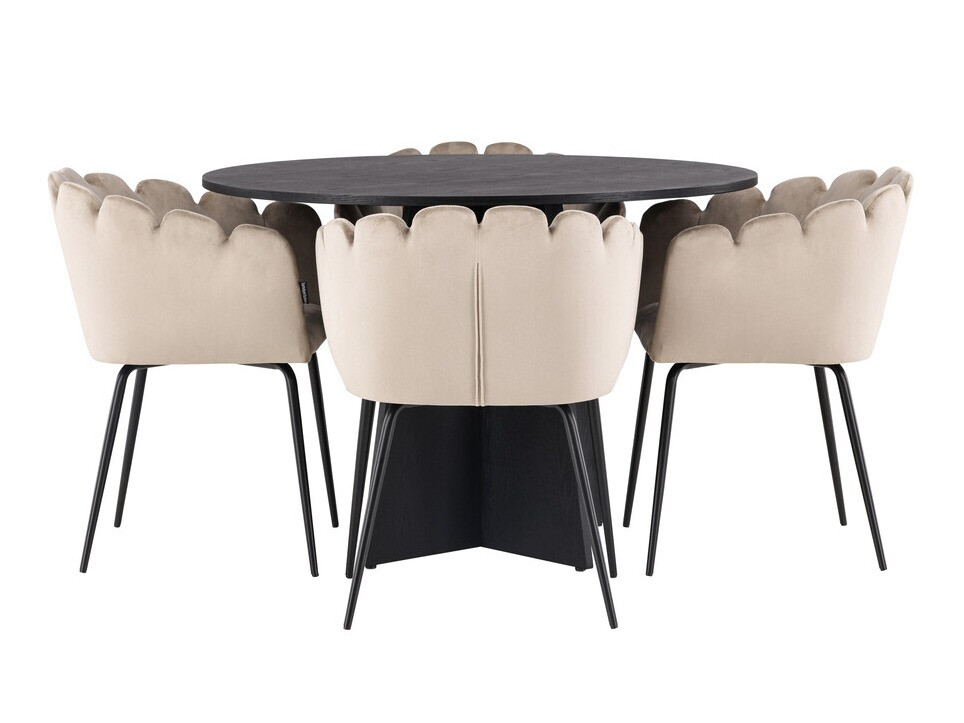 Conjunto de mesas y sillas para comedor Dallas 4013