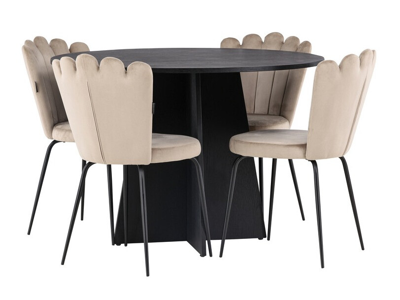Conjunto de mesas y sillas para comedor Dallas 4014