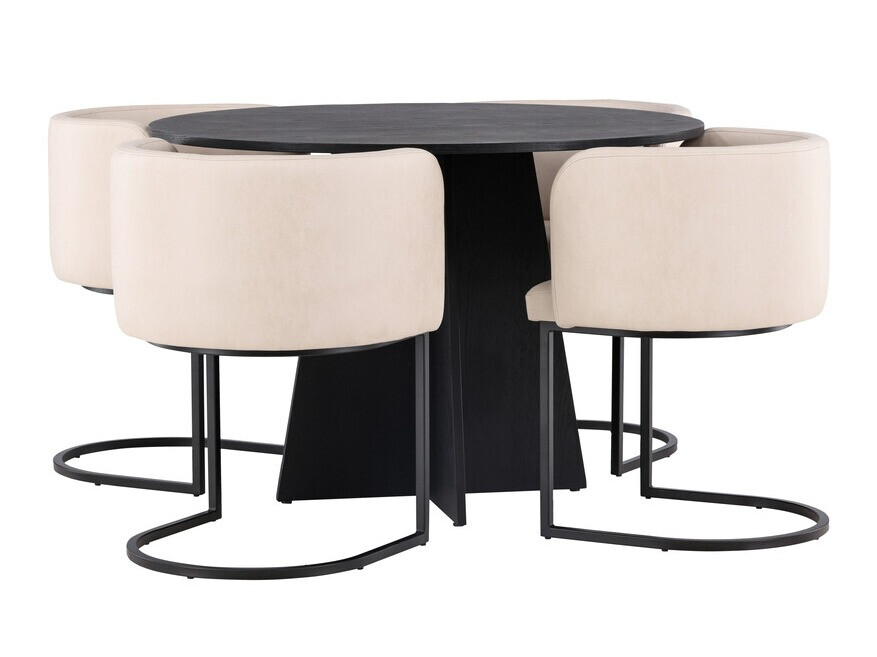 Conjunto de mesas y sillas para comedor Dallas 4015