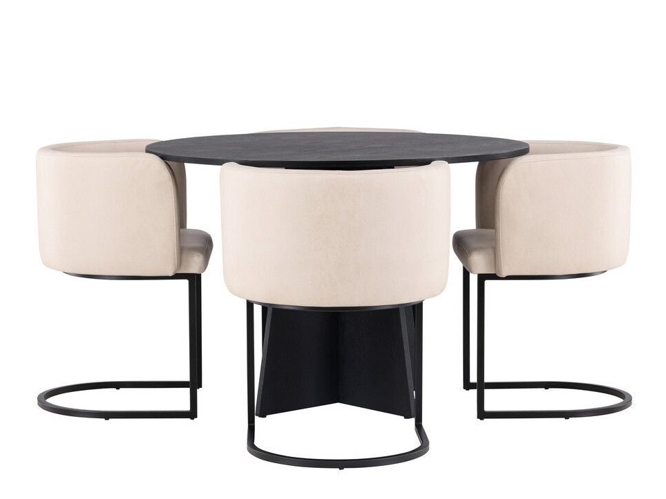 Conjunto de mesas y sillas para comedor Dallas 4015