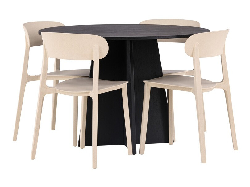 Conjunto de mesas y sillas para comedor Dallas 4017