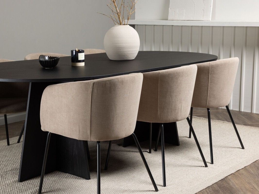 Conjunto de mesas y sillas para comedor Dallas 4019