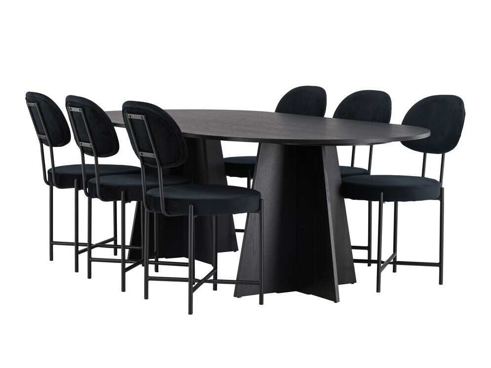 Conjunto de mesas y sillas para comedor Dallas 4027