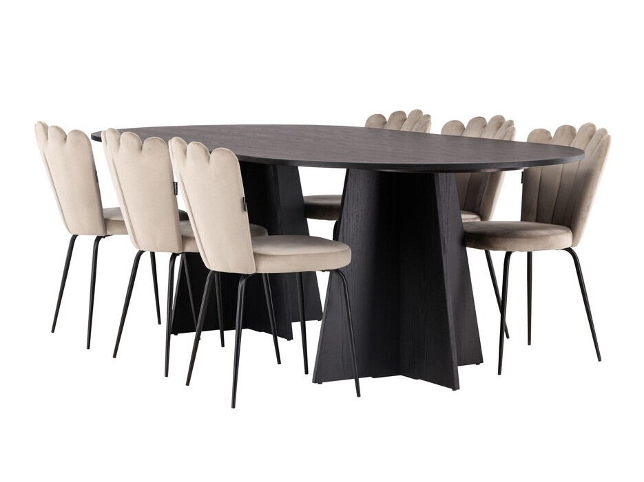 Conjunto de mesas y sillas para comedor Dallas 4030