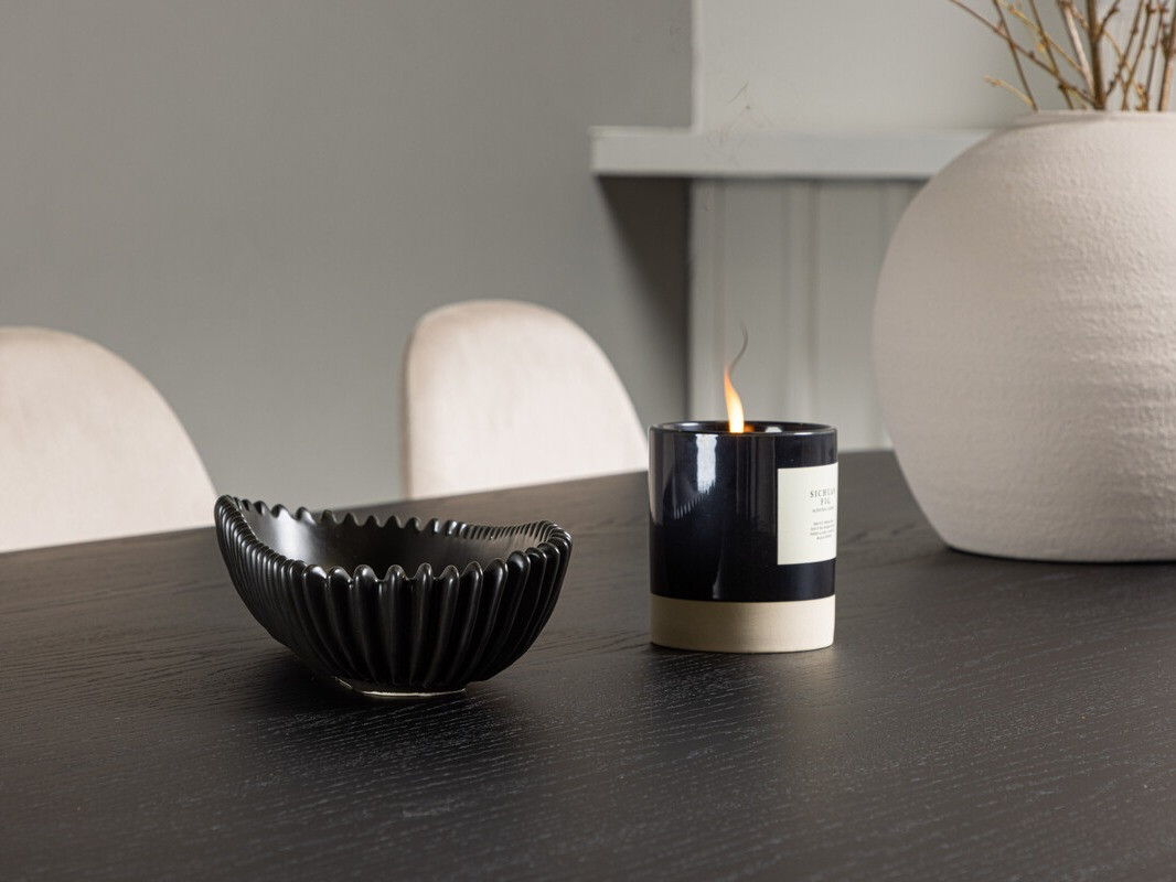 Conjunto de mesas y sillas para comedor Dallas 4032 (Beige + Negro)