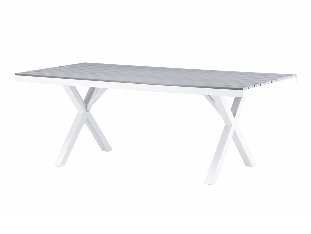 Conjunto de mesa y sillas Dallas 4037 (Gris + Blanco)
