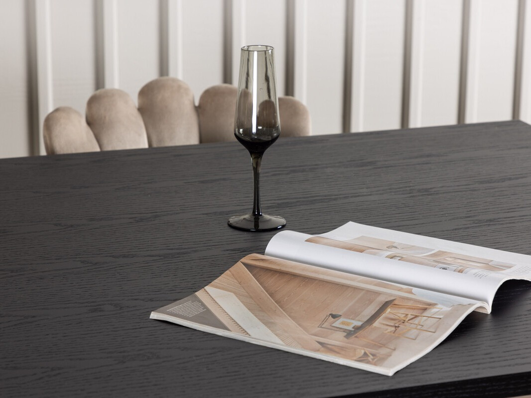 Conjunto de mesas y sillas para comedor Dallas 4042 (Negro)