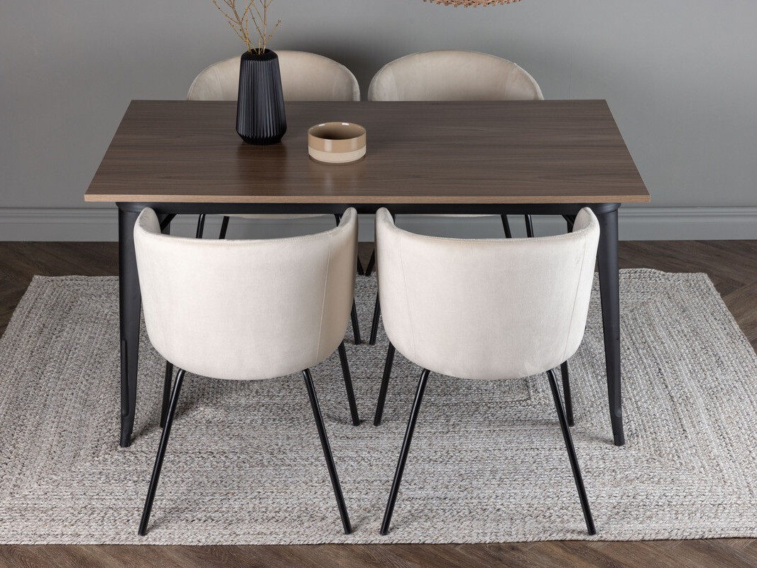 Conjunto de mesas y sillas para comedor Dallas 4044