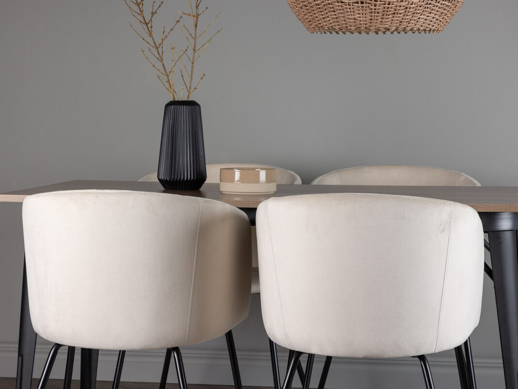 Conjunto de mesas y sillas para comedor Dallas 4044
