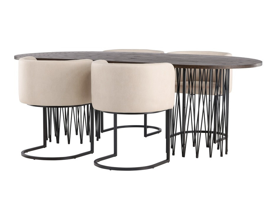 Conjunto de mesas y sillas para comedor Dallas 4059