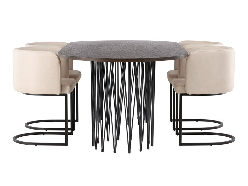 Conjunto de mesas y sillas para comedor Dallas 4059