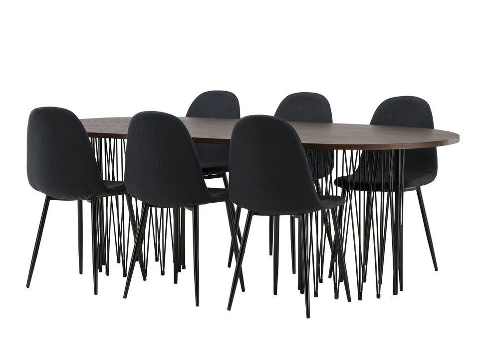Conjunto de mesas y sillas para comedor Dallas 4061