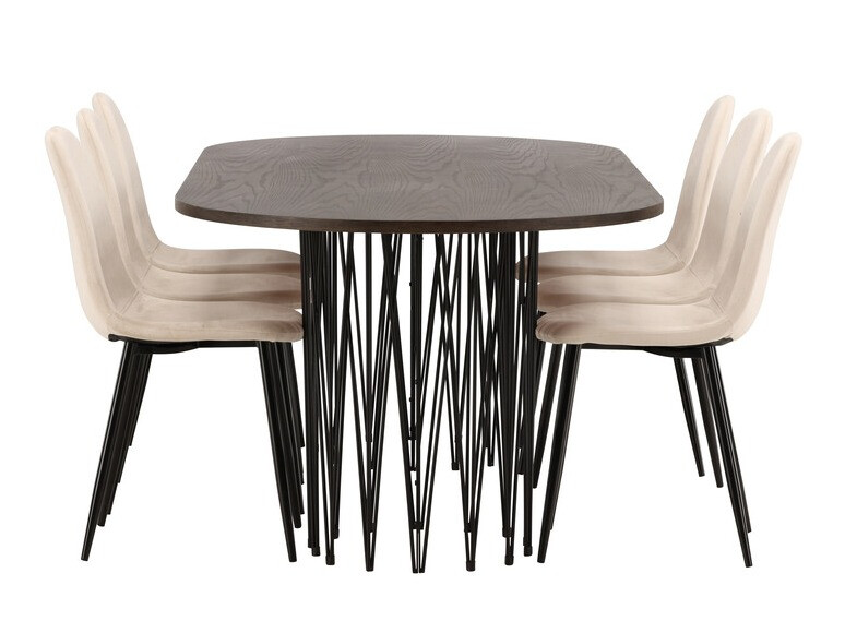 Conjunto de mesas y sillas para comedor Dallas 4062