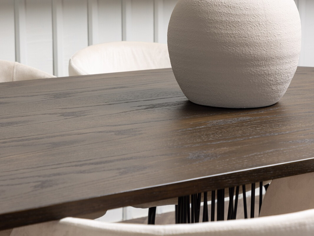 Conjunto de mesas y sillas para comedor Dallas 4063 (Crema + Negro)