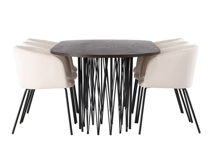 Conjunto de mesas y sillas para comedor Dallas 4063