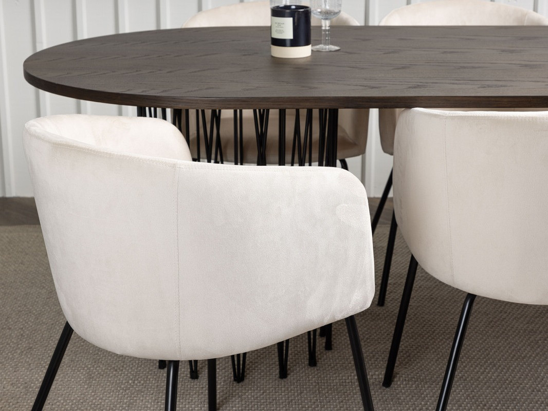 Conjunto de mesas y sillas para comedor Dallas 4063