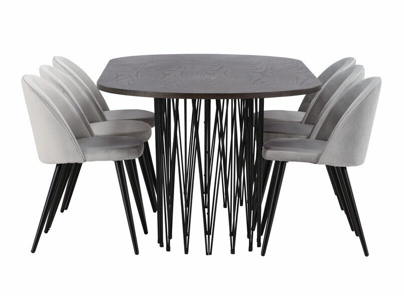 Conjunto de mesas y sillas para comedor Dallas 4064