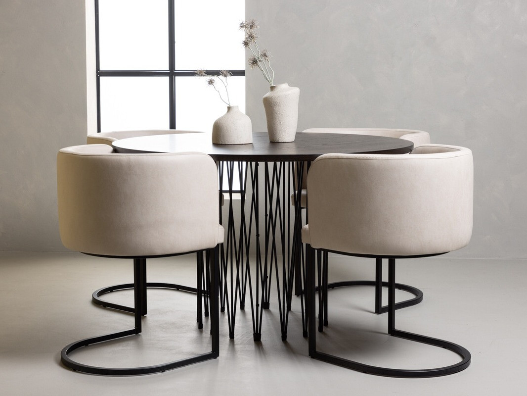 Conjunto de mesas y sillas para comedor Dallas 4067