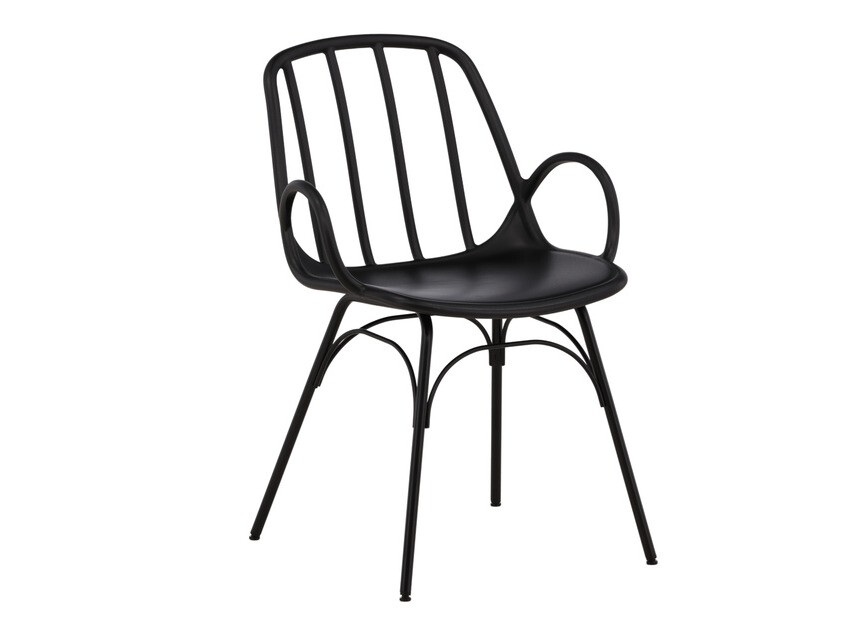 Conjunto de mesas y sillas para comedor Dallas 4077 (Negro)