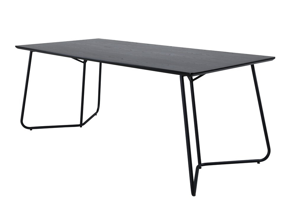 Conjunto de comedor Dallas 2569 (Crema + Negro)