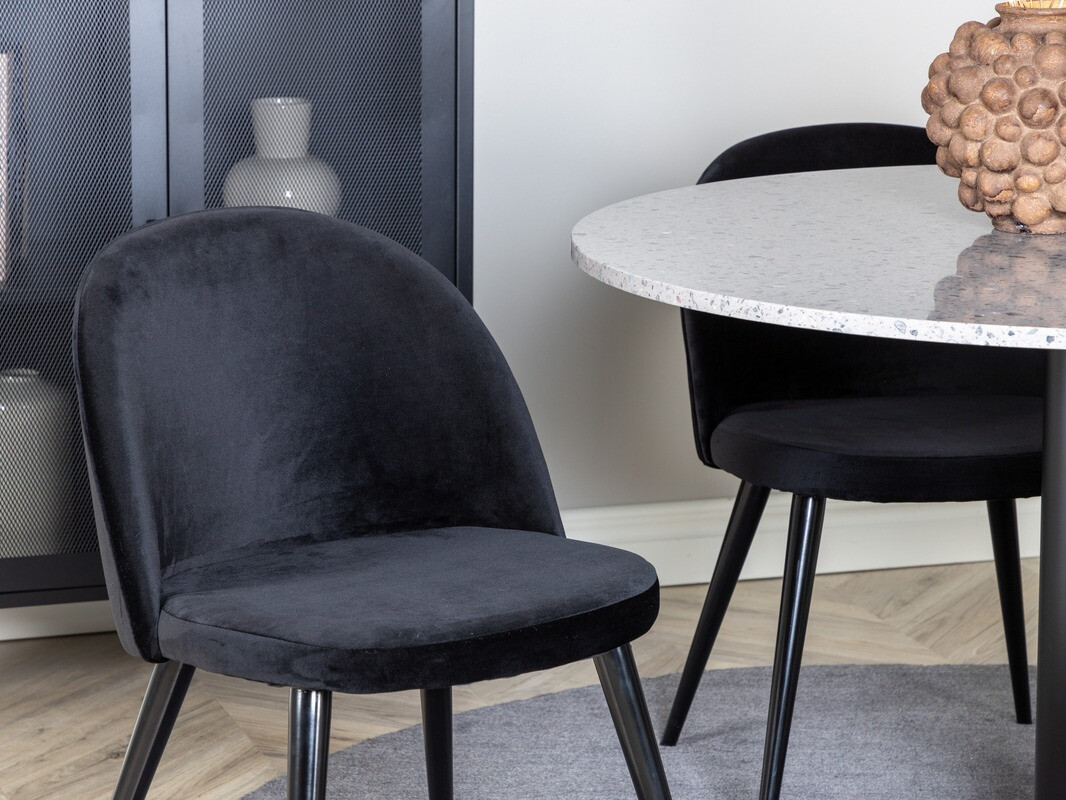 Conjunto de comedor Dallas 368 (Negro)