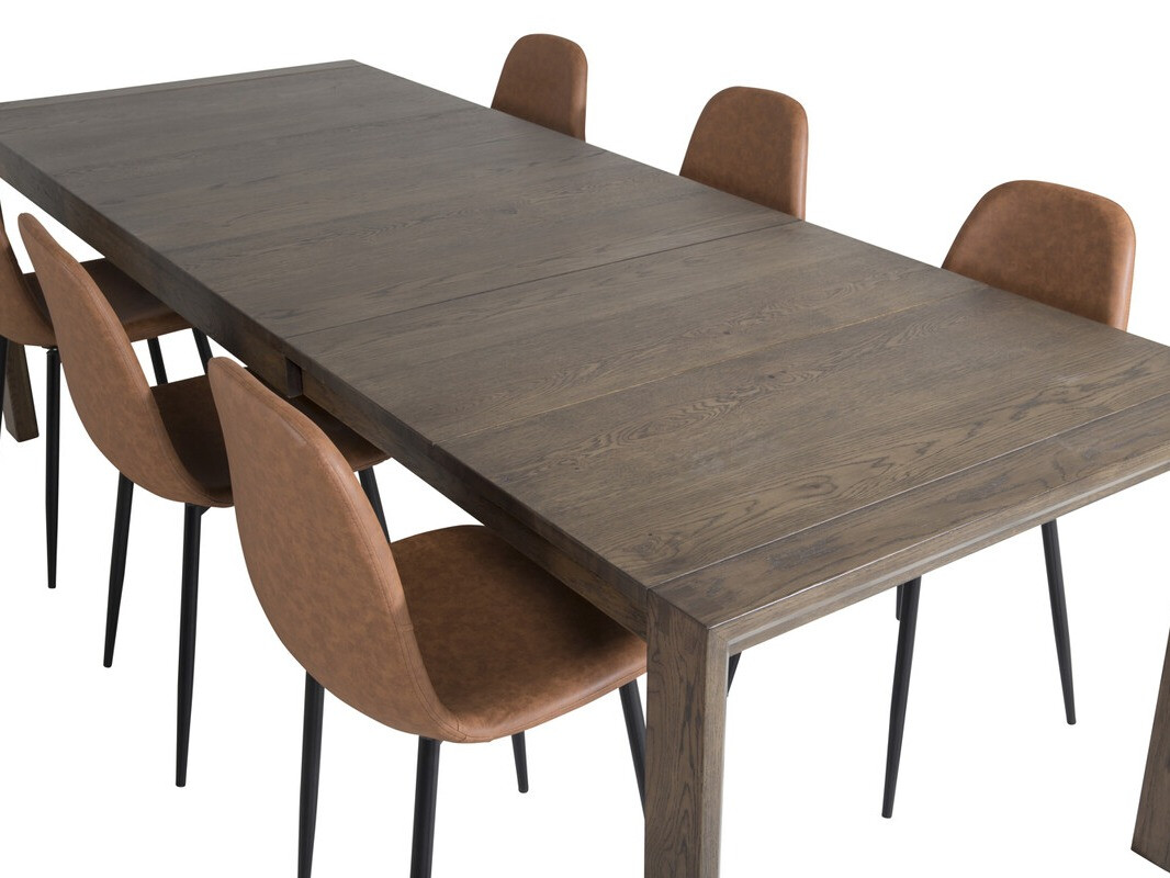 Conjunto de mesas y sillas para comedor Dallas 2655 (Roble oscuro)