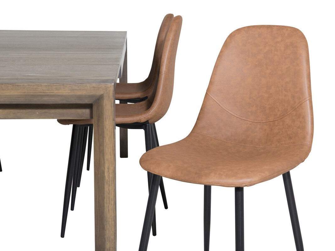 Conjunto de mesas y sillas para comedor Dallas 2655 (Roble oscuro)