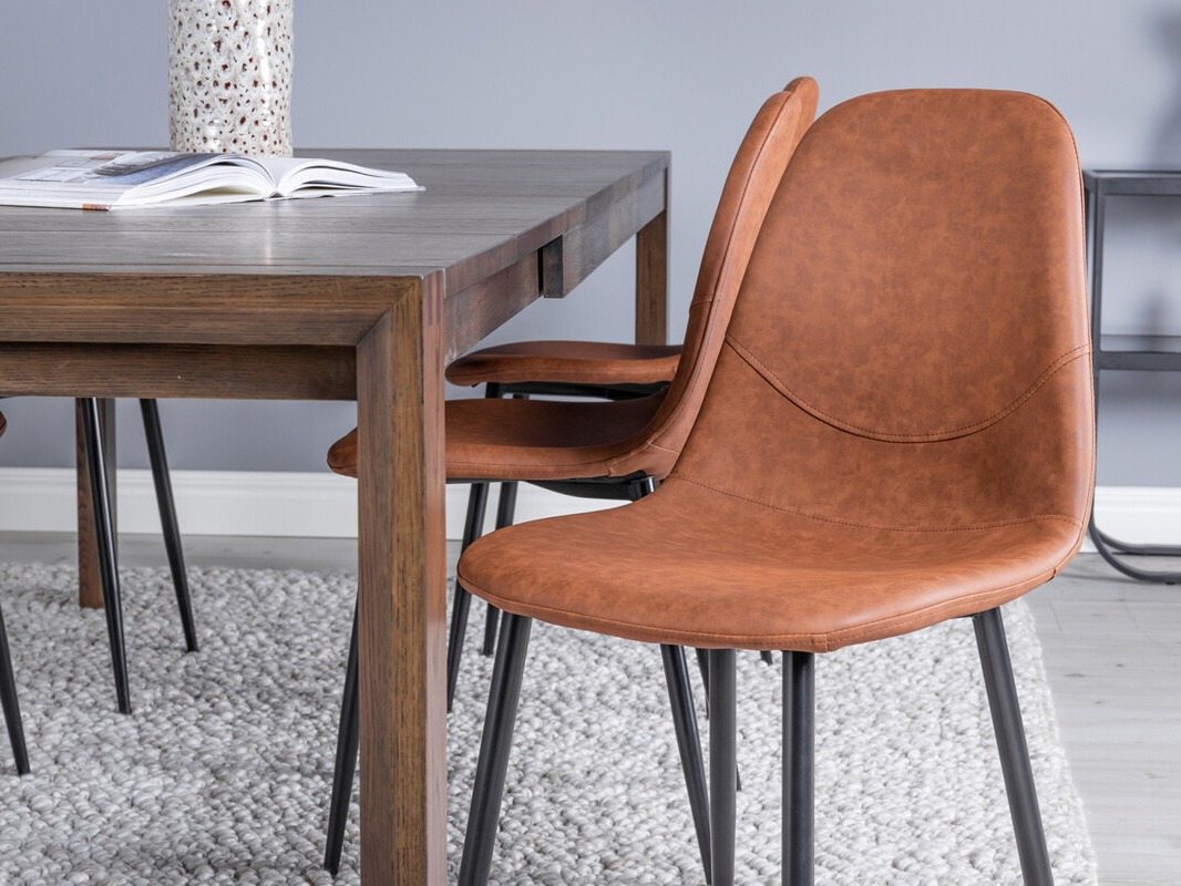 Conjunto de mesas y sillas para comedor Dallas 2655 (Roble oscuro)